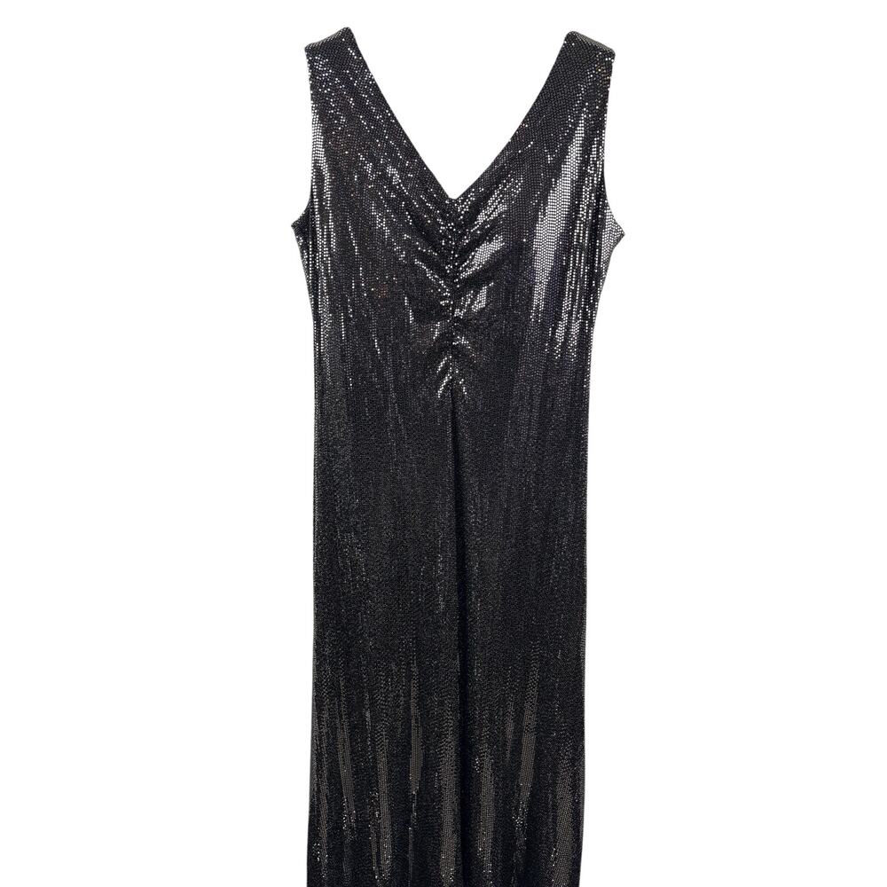 Women’s Ulla Popken Size 18 Black Sequin Evening Dress